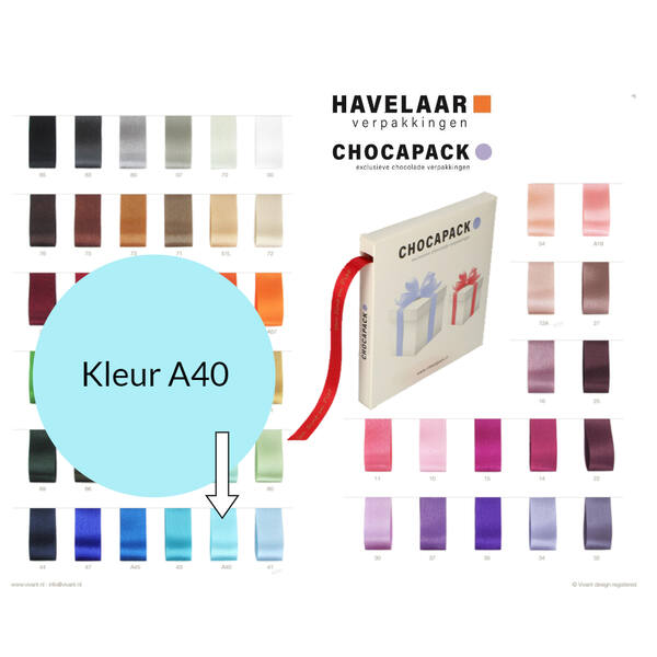 Lint Bel satin lichtblauw 10 mm x100 m