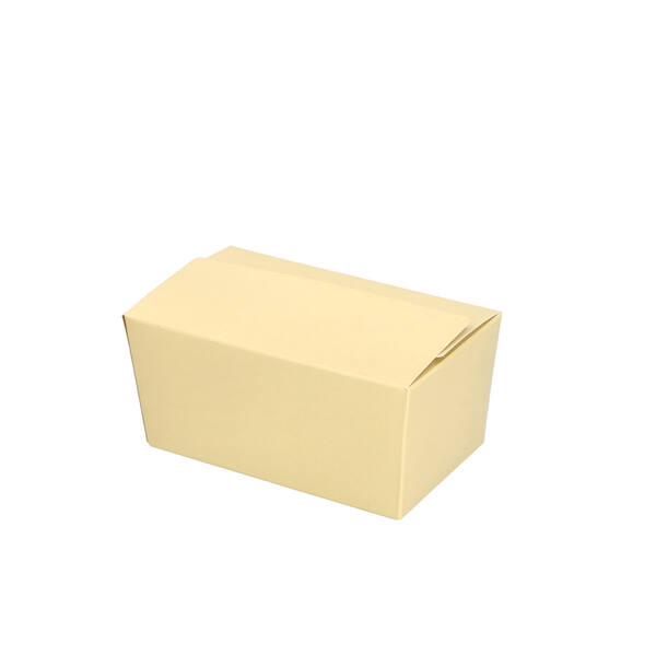 Ballotins 375 gram bodem beige buiten/goud binnen met kartonnen inlay goud 125x74x60 mm