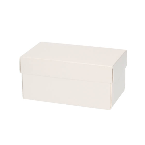 Ballotini 375 gram wit binnenzijde goudfolie met goudkarton 125x73x65 mm