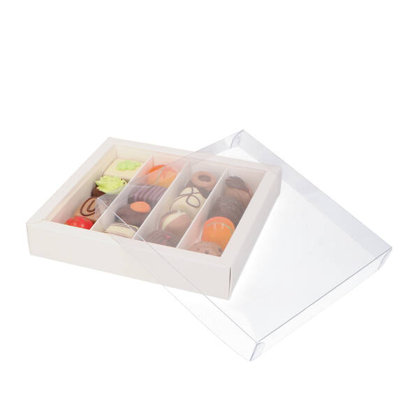 Bonbondozen wit 146x146x30 mm