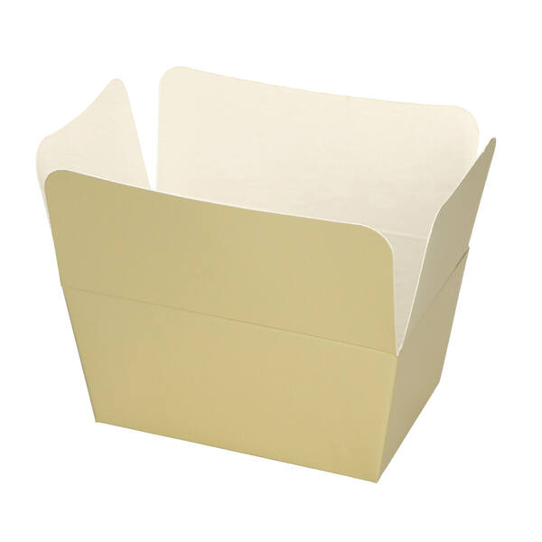 Ballotins 500 gram vetvrij buitenzijde goud glanzend binnenzijde wit 145x80x70 mm
