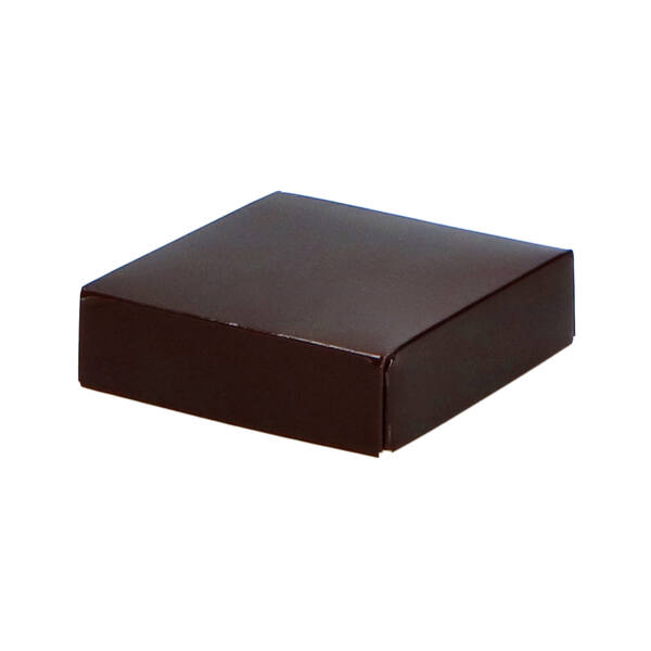 CubeBox® 250 gram deksel bruin 80x80x75 mm