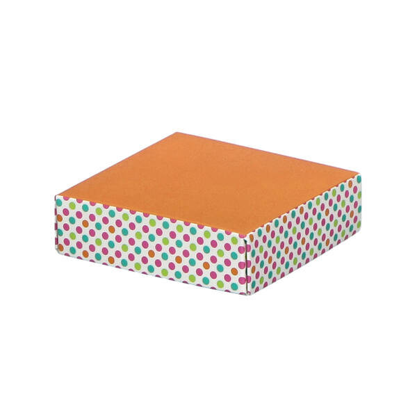 CubeBox® 250 gram deksel 'Dotty' 80x80x75 mm