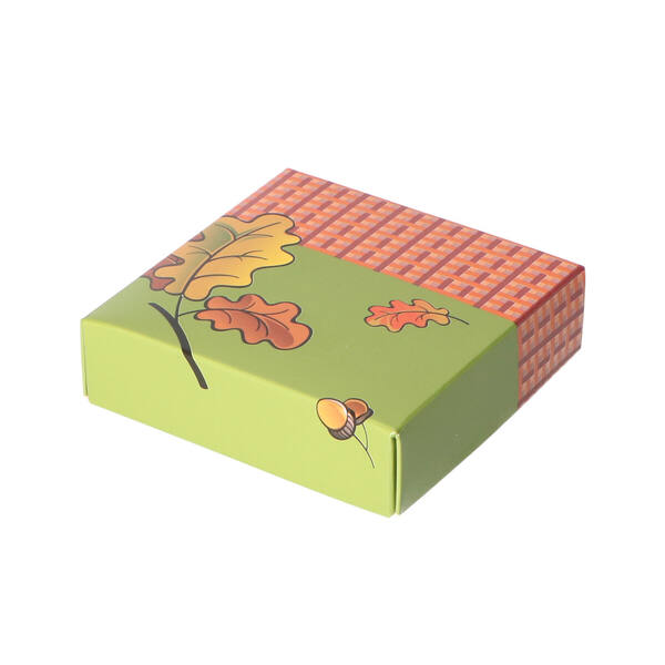 CubeBox® 250 gram deksel 'Autumn' 80x80x20 mm