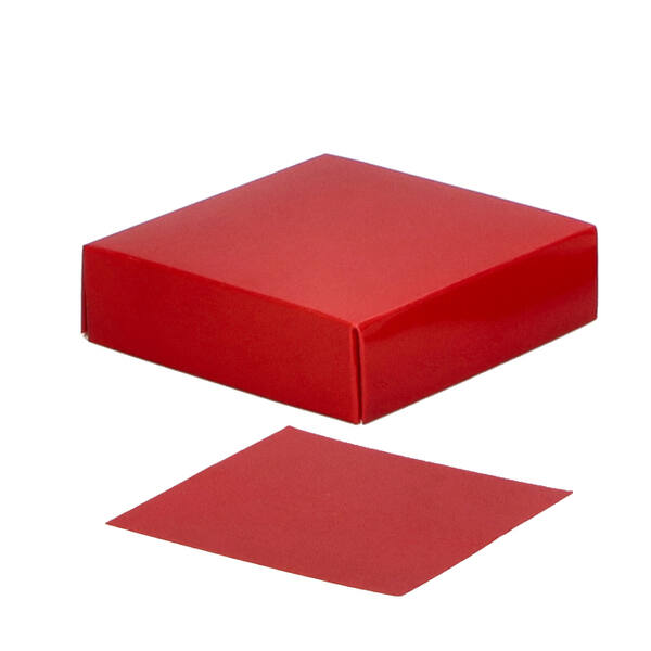 CubeBox® 250 gram deksel rood 80x80x75 mm
