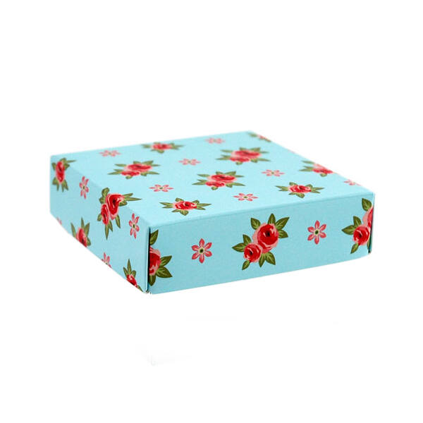 CubeBox® 250 gram deksel 'Tea Time' 80x80x20 mm