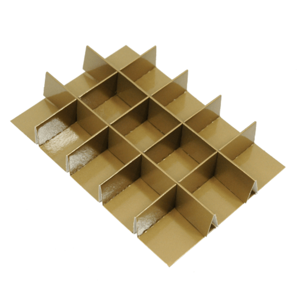 Interieur 15-vaks voor GK7 175x120x25 mm glanzend goud