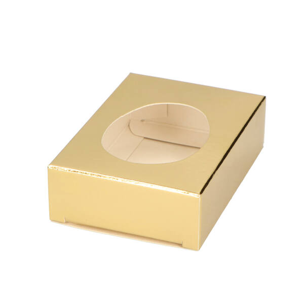 Paasei sokkel nr. 4 glanzend goud 175x120x25 mm (voor ei 24 cm)