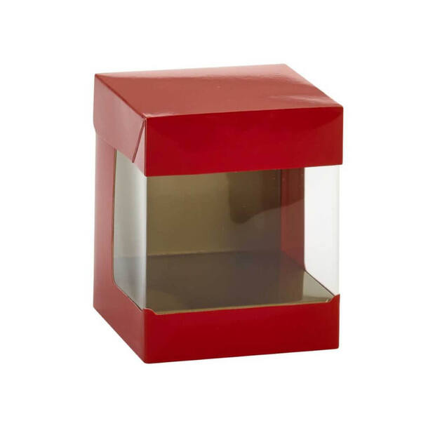 Display cube rood 165x165x215 mm