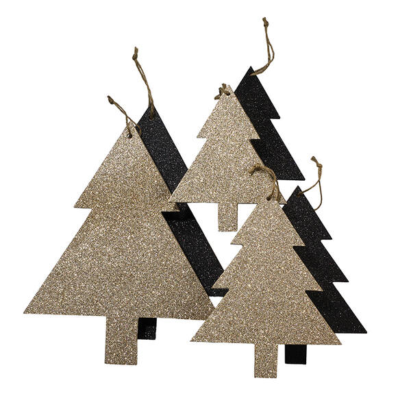 Deco hanger kerstboom 2x3 assorti 500x320x10 mm