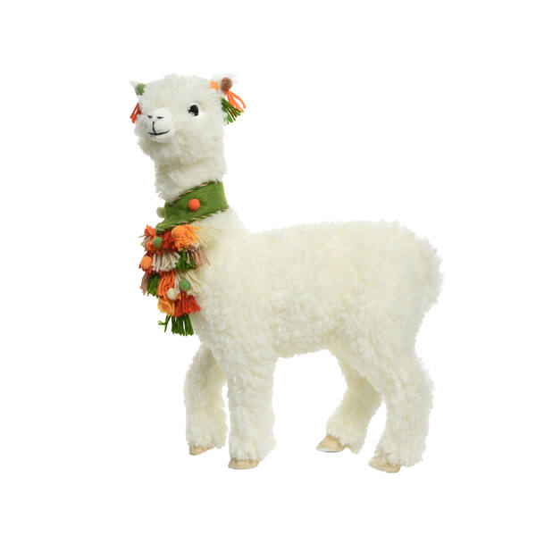 Alpaca schuim vacht polyester groot 17x40x48 cm