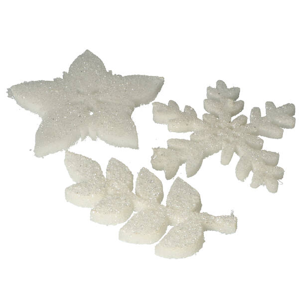 Sneeuwfiguren 3 assorti wit 180 mm (455749) per 3 stuks