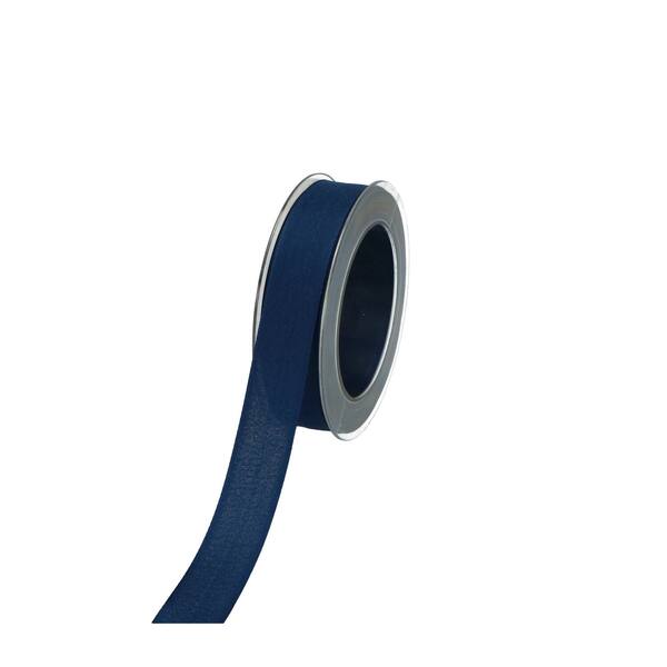 Lint uni natural look donkerblauw 25 mm x 20 m 422025350020