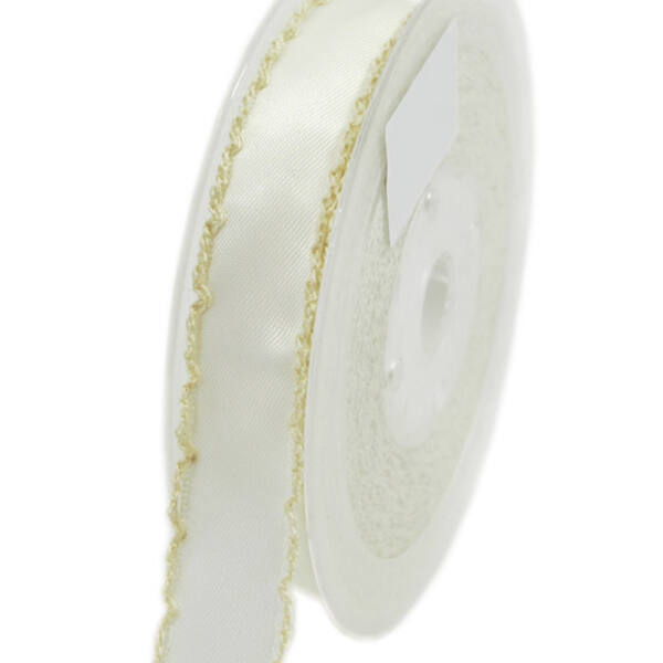 Lint organza satin edge geel 25 mm x25 m 8.OSE17.15