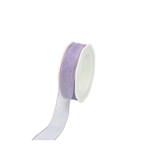 Lint organza lila met draad 25 mm x20 m 8WOWE26.82
