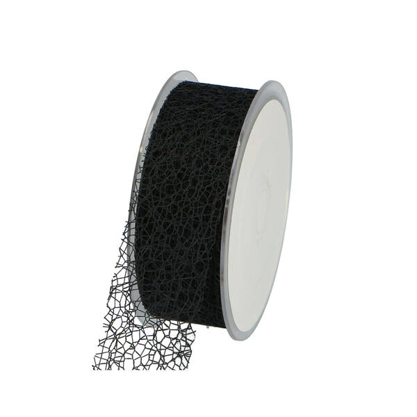 Lint crispy zwart 38 mm x 20 m 8.HNC.35.09.38
