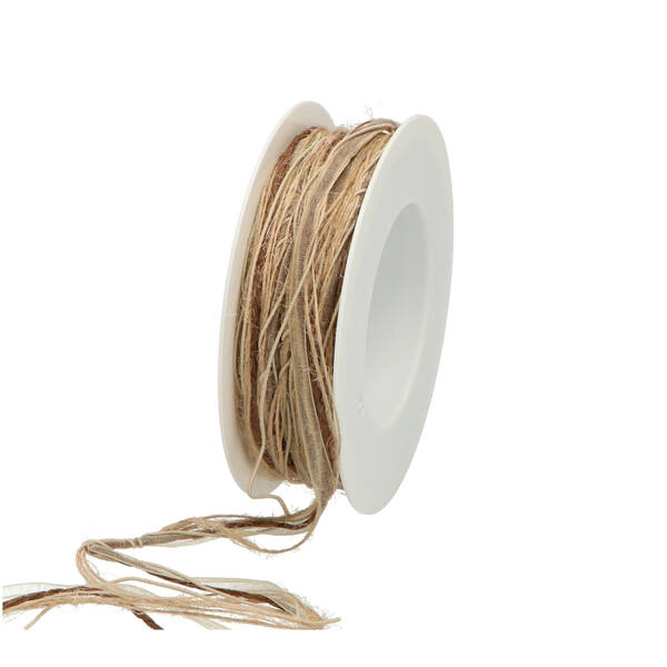 Koord met draad naturel bruin 5 mm x 15 m 47270057915