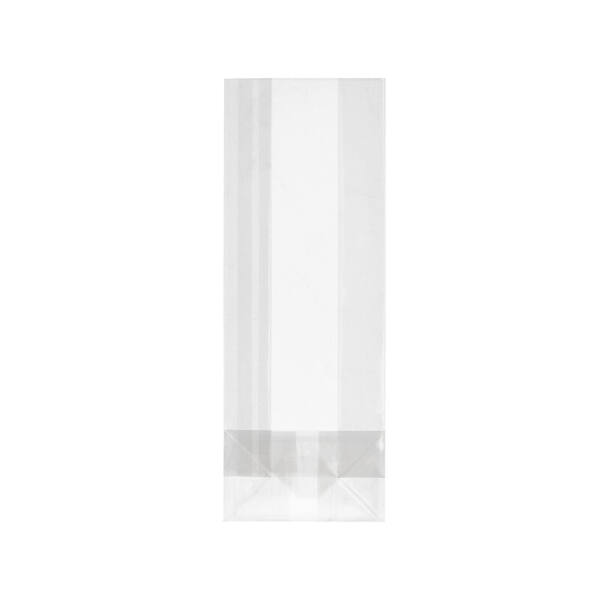 Blokbodemzakken acryl micaBag 40 mµ transparant 100+60x280 mm