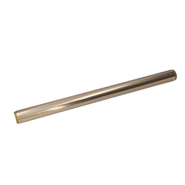Staniol zilver/bruin glans (948) 50 cm x10 m