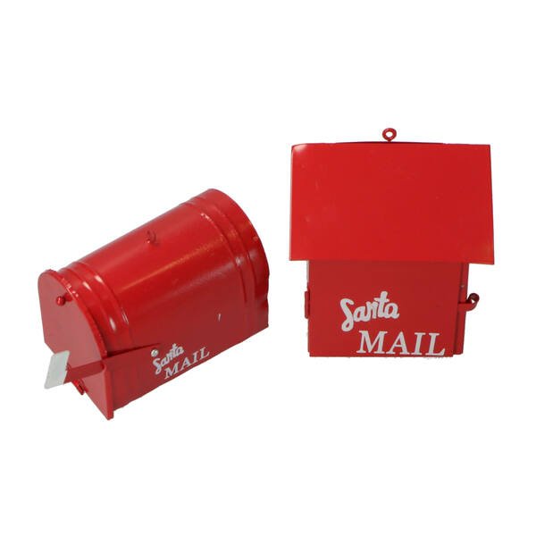 Brievenbus hanger 2 assorti rood per 2 stuks
